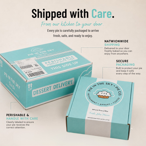 Pie in the Sky shipping and gift boxes for nationwide pie delivery